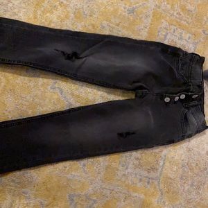 Size 10 slim black justice jeans